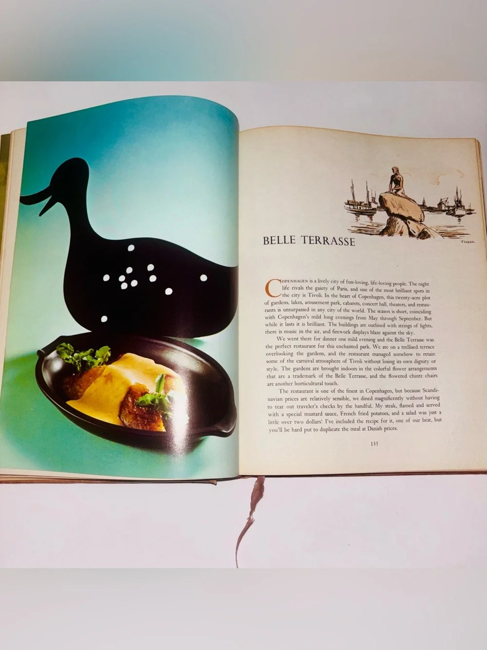 Vincent Price MCM collectible cookbook -  travel elite restaurants’ menus &more